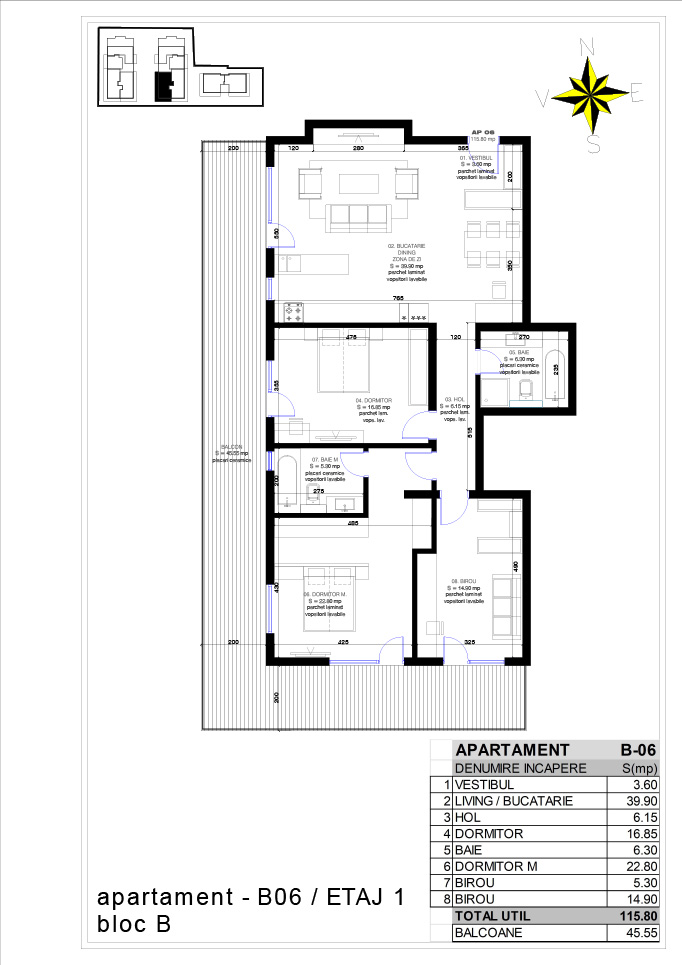 Plan camere
