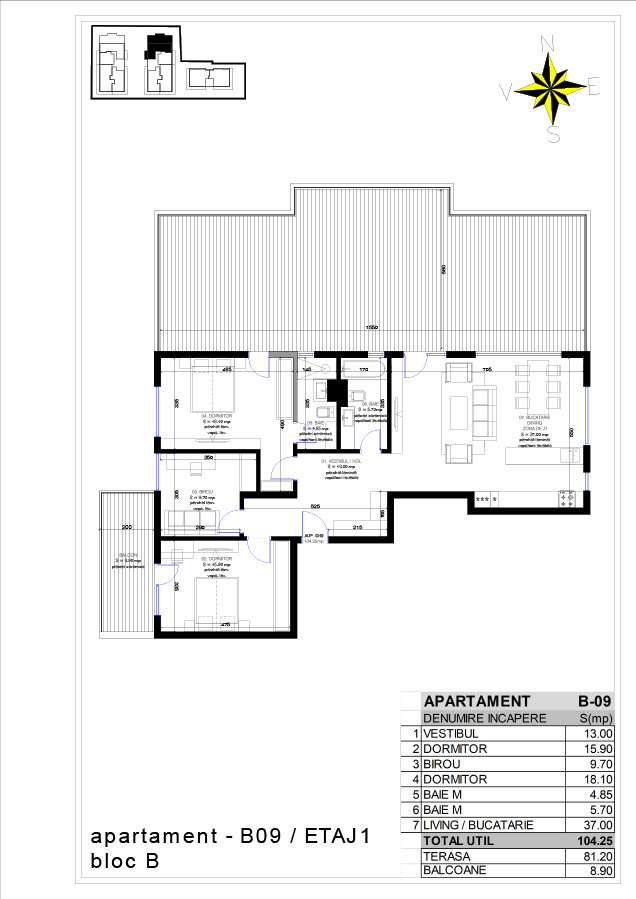 Plan camere