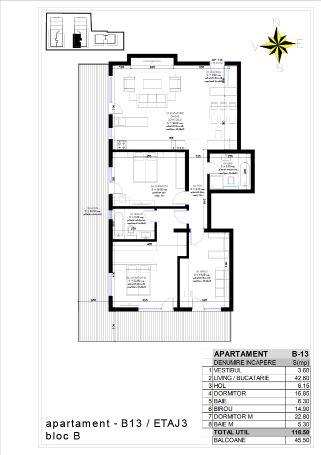 Plan camere